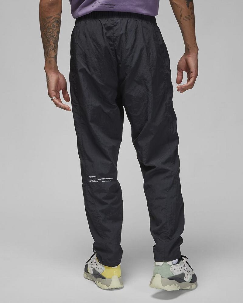 Black White Nike Jordan 23 Engineered Pants | POIZG8540