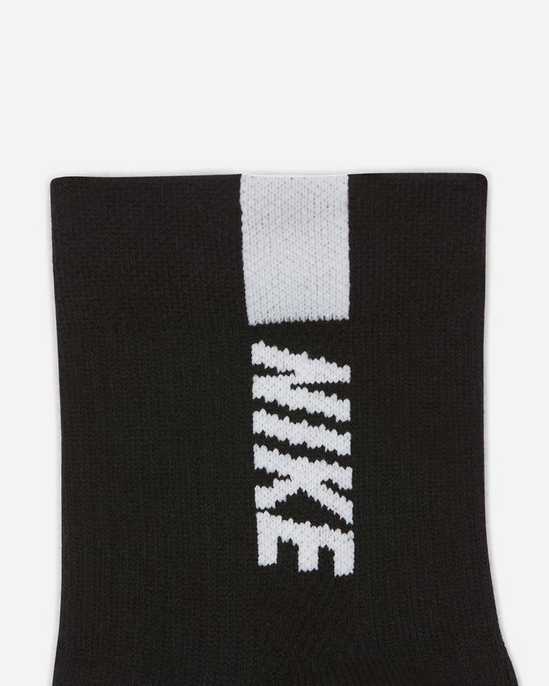 Black White Nike Multiplier Socks | DWJRE4589