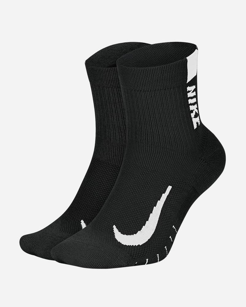 Black White Nike Multiplier Socks | DWJRE4589