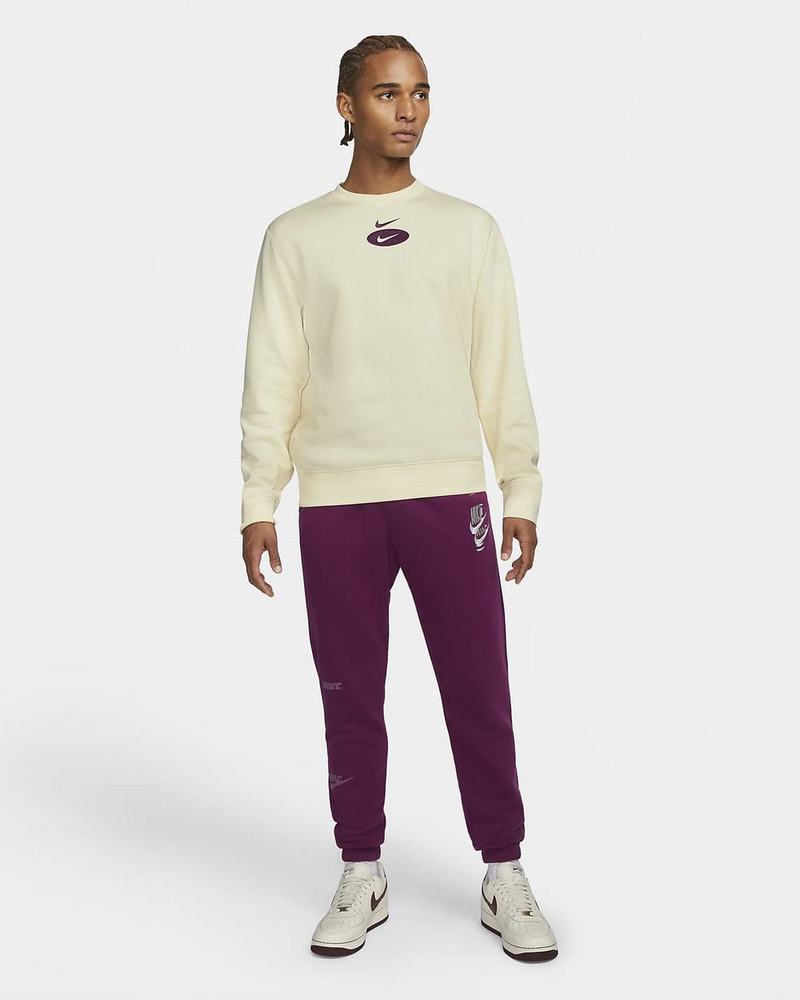 Grey Nike Swoosh League Sweatshirts | PCYKX7231