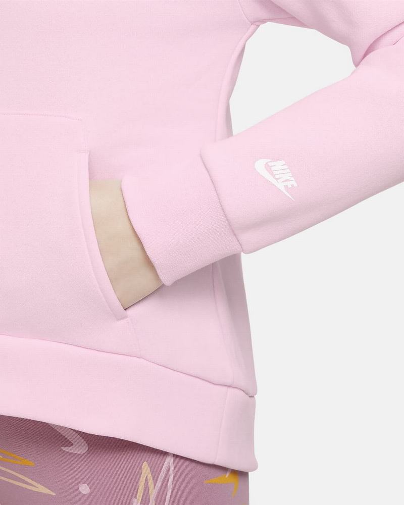 Pink White Nike Hoodie | AFMWG3951