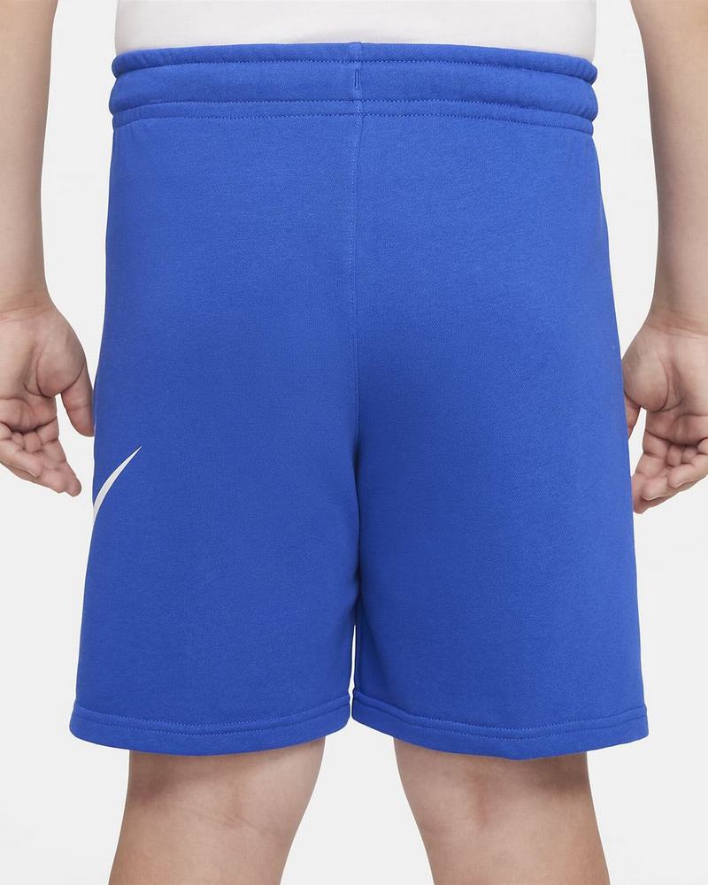 Royal Blue Nike Club Fleece Shorts | WUGSF4659