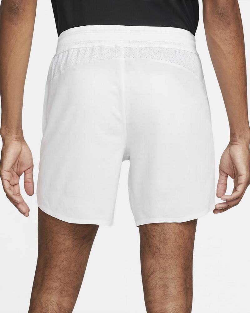White Black Nike Dri-FIT ADV Rafa Shorts | VYOUK6124