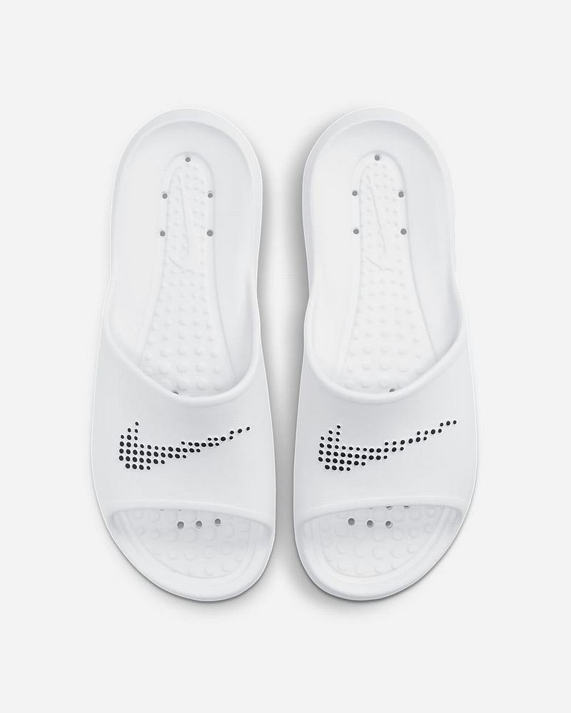 White Black Nike Victori One Slides | QOHZL4712