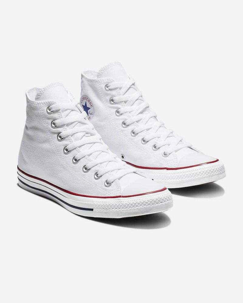 White Nike Converse Chuck Taylor All Star High Top Baseball Shoes | FWEHK8163