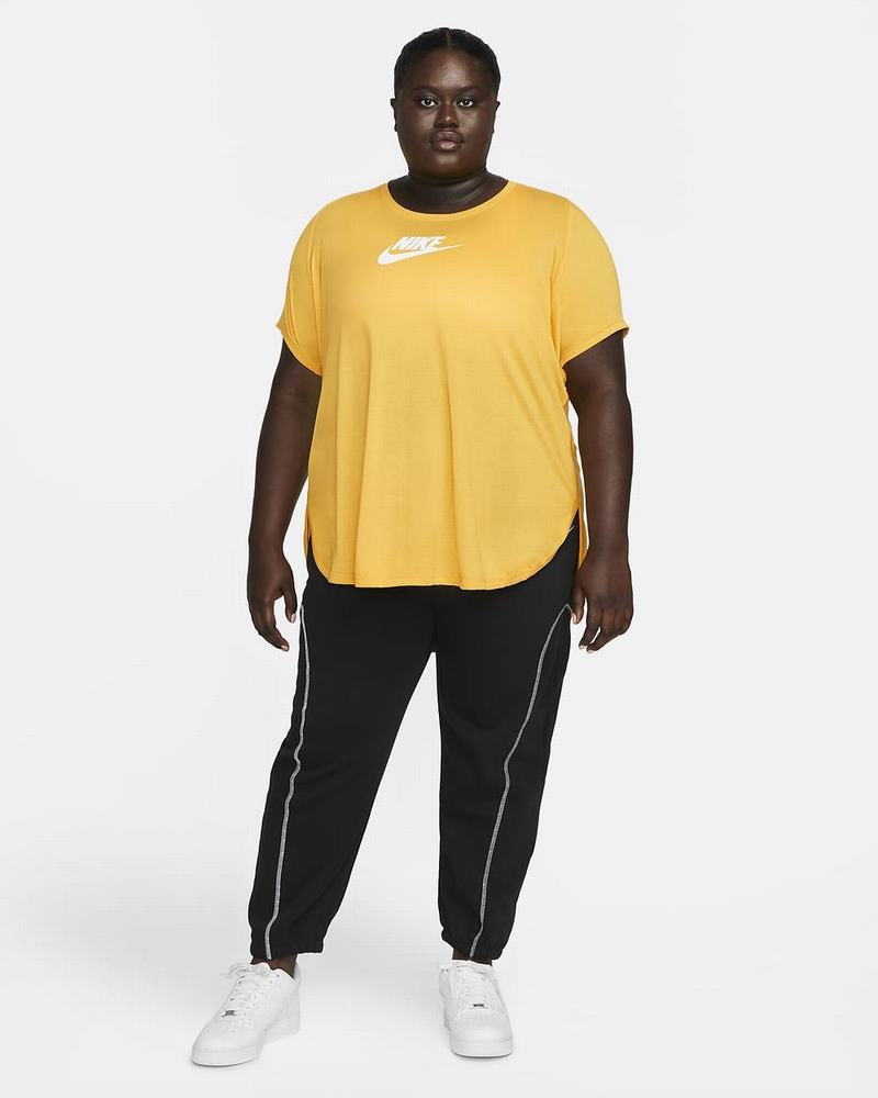 Yellow Nike Essential Tops | LSICU8096