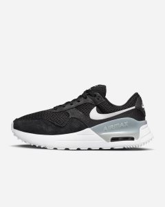 Black Grey White Nike Air Max SYSTM Tennis Shoes | PNBOT5682