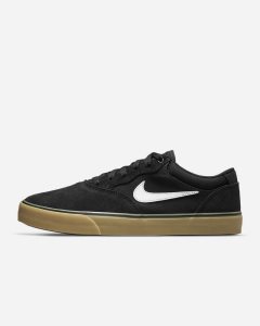 Black Light Brown White Nike SB Chron 2 Skate Shoes | AULDT9518