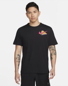 Black Nike Dri-FIT T Shirts | HMDIE6748