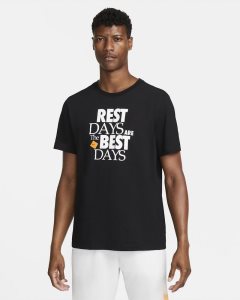Black Nike Dri-FIT T Shirts | VHGBU6372