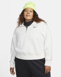Black Nike Phoenix Fleece Sweatshirts | DOIRB1504