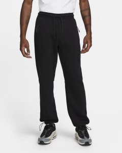 Black Nike Tech Fleece Pants | FUGIW9478