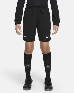Black Red White Nike Dri-FIT F.C. Libero Shorts | HNVXI9216