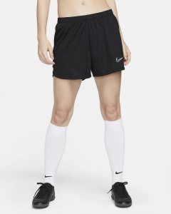 Black White Nike Dri-FIT Academy Shorts | KJVHW9605