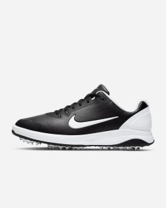 Black White Nike Infinity G Golf Shoes | IPGCX2305