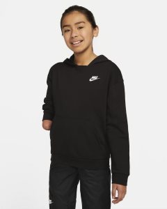 Black White Nike Kids Pack Hoodie | QSFCR7609