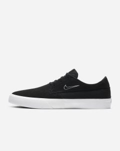 Black White Nike SB Shane Skate Shoes | BADVT3826