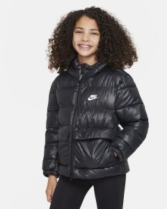 Black White Nike Therma-FIT Jackets | BONCZ4618