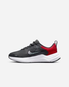 Dark Grey Light Grey Red Light Grey Nike Downshifter 12 Running Shoes | XFWVL1846