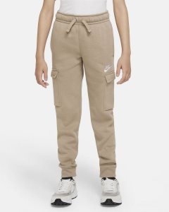 Khaki White Nike Club Pants | DIRKJ5298