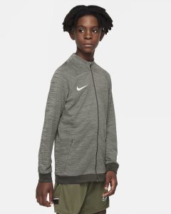 Khaki White Nike Dri-FIT Academy Jackets | NKZJE5974