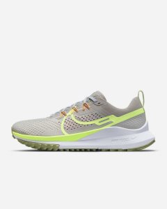 Light Grey Nike React Pegasus Trail 4 Running Shoes | EJCPI8257