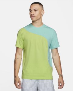 Light Lemon Nike Color Clash T Shirts | BDRHT4853