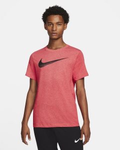 Light Red Nike Dri-FIT T Shirts | HEPKR6702