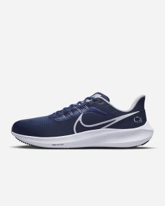 Navy Blue Grey White Nike Air Zoom Pegasus 39 (Clemson) Running Shoes | UXJNL7324