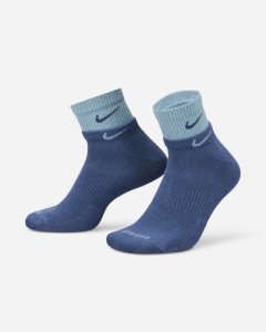Navy Blue Nike Everyday Plus Cushioned Socks | KXWVI8237