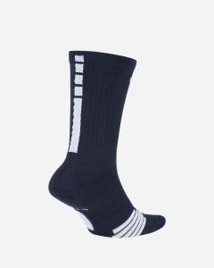 Navy White Nike Elite Crew Socks | ZWSMK2861