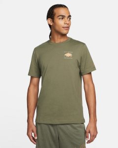 Olive Deep Yellow Deep Yellow Nike Jordan Flight Essentials T Shirts | LOZBH0514