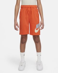 Orange Nike Club Fleece Shorts | FIPAW9342