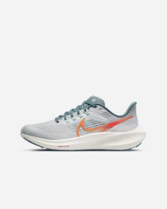 Platinum White Mint Orange Nike Air Zoom Pegasus 39 Running Shoes | FNDTC1650
