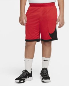 Red Black Nike Dri-FIT Shorts | OLBKF4901