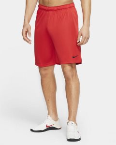 Red Black Nike Dri-FIT Shorts | YVPCT9124
