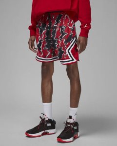 Red Black Nike Jordan Dri-FIT Sport BC Shorts | HZSTI8475