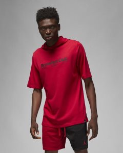Red White Nike Jordan Dri-FIT Sport BC Sweatshirts | VGJHN9423