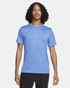 Royal Blue Black Nike Dri-FIT T Shirts | HLRZD1654