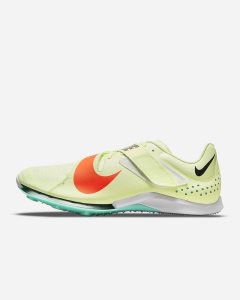 Turquoise Orange Nike Air Zoom LJ Elite Track Spikes | KWCSP6874