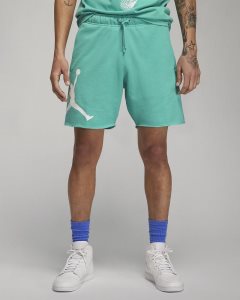 Turquoise White Nike Jordan Essentials Shorts | QTZMN8937