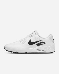White Black Nike Air Max 90 G Golf Shoes | DWGTB1487