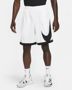 White Black Nike Dri-FIT Shorts | EIRJL5694
