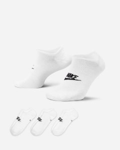 White Black Nike Everyday Essential Socks | WFSXR5468