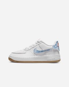 White Coral Light Brown Blue Nike Air Force 1/1 Training Shoes | WINPJ2715