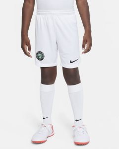 White Deep Green Black Nike Nigeria 2022/23 Stadium Home/Away Shorts | VBKCL6831