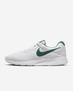 White Green Nike Tanjun Sport Shoes | NDIZU4675