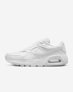 White Nike Air Max SC Tennis Shoes | JHMKT4698