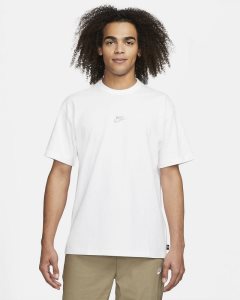 White Nike Premium Essentials T Shirts | WUEDS9420