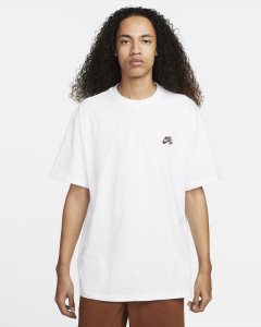 White Nike SB T Shirts | ZYXWO8946